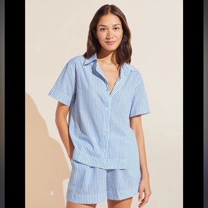 Eberjey Pajama Top and Shorts Set